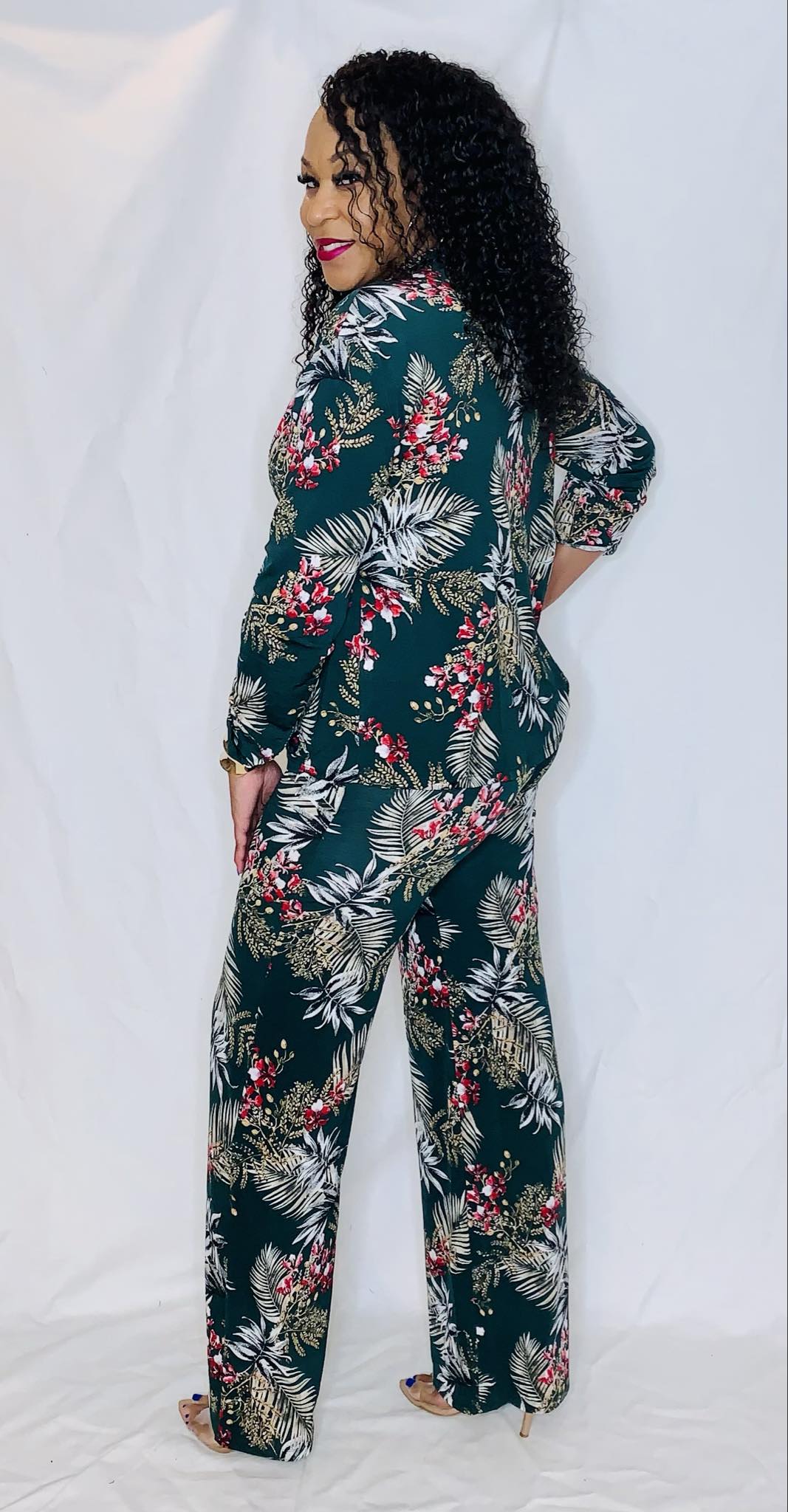 2 Piece Floral Set