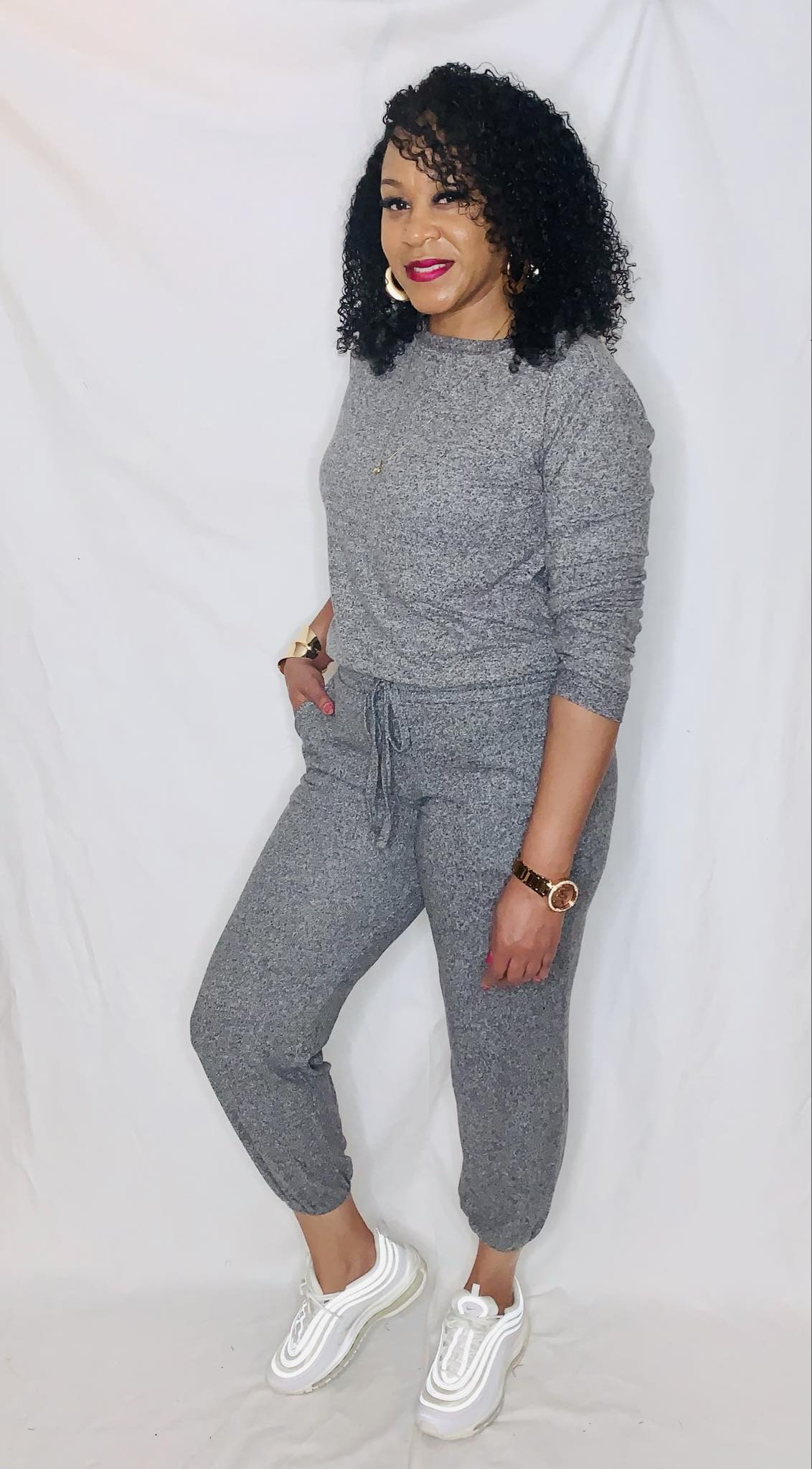 Soft Jogger Set-Gray