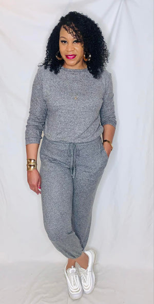 Soft Jogger Set-Gray