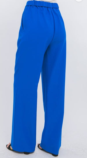 Blazer Pants- Blue