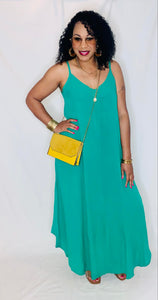 Cami Maxi Dress- Kelly Green