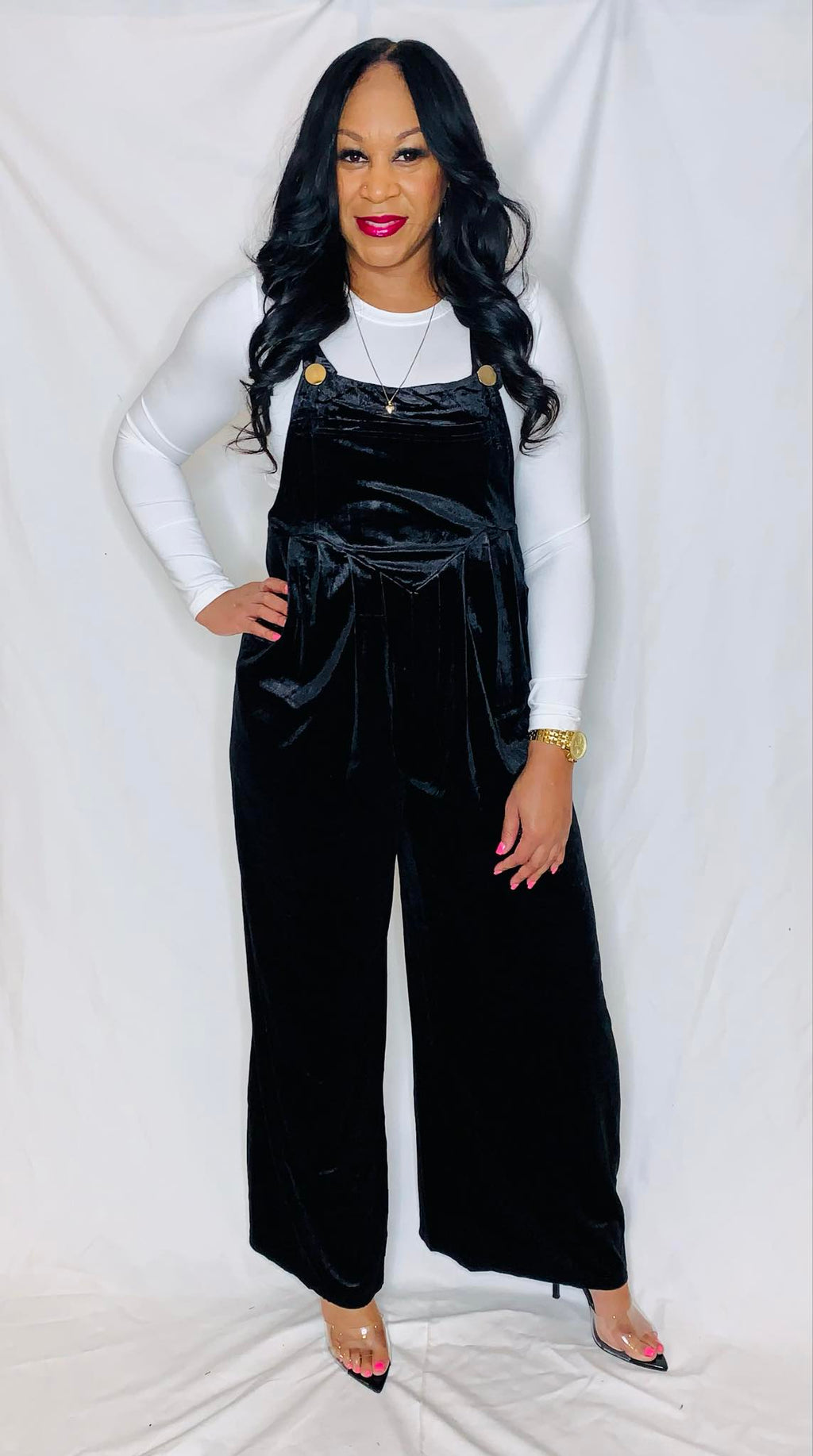 Velvet Overall Jumpsuit